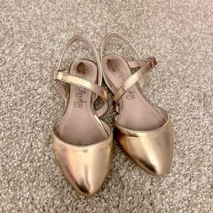 Girls Rose Gold Dress Shoes size 11